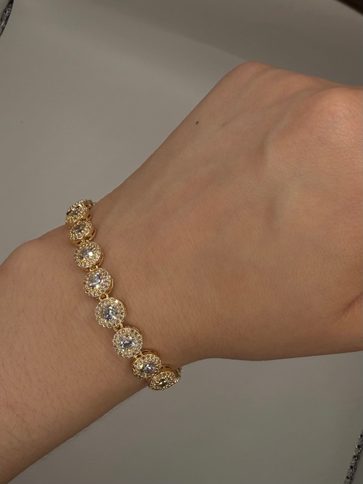 Circle Bling Bracelet