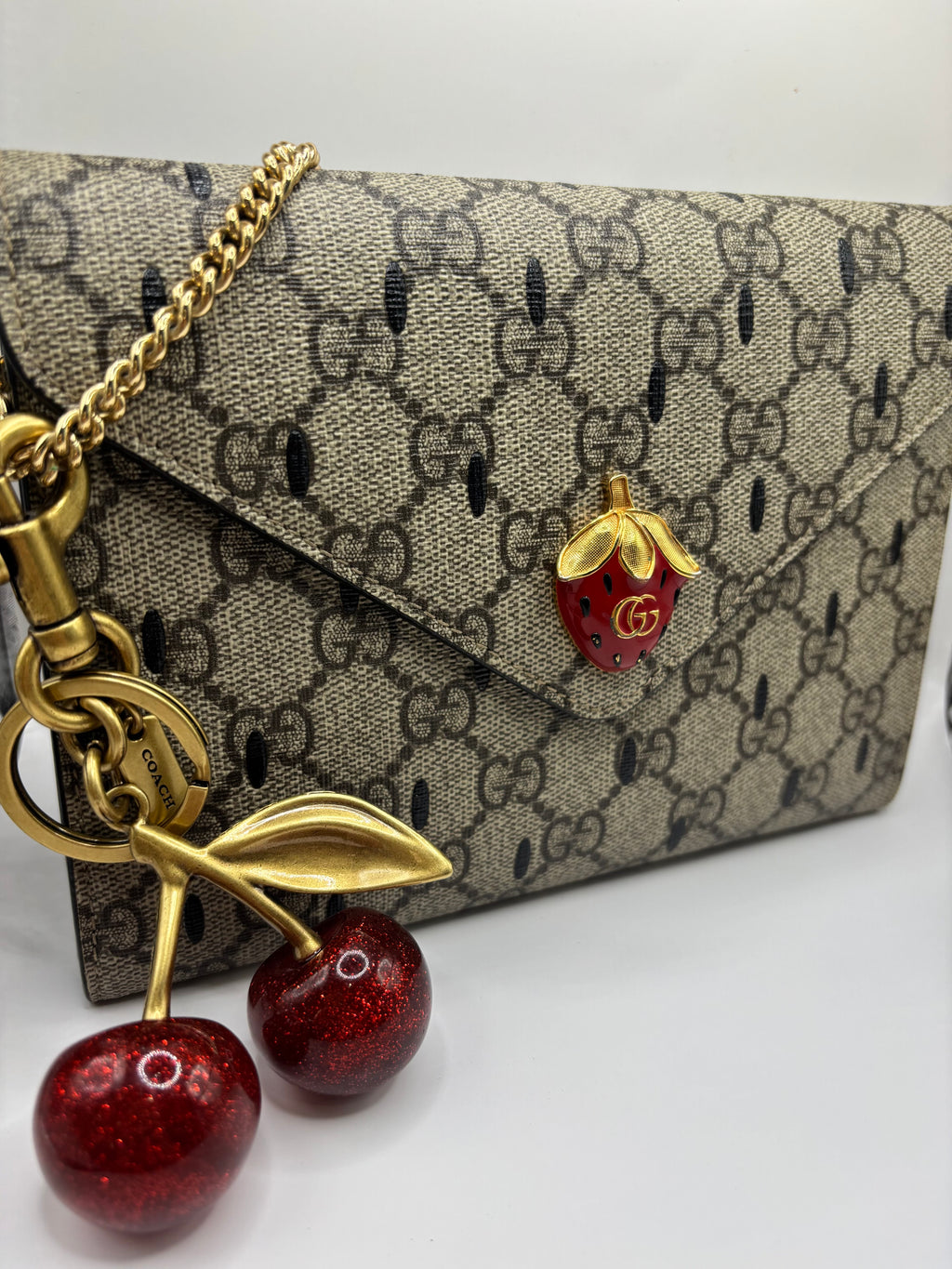 Coach Cherry Pendant Charm