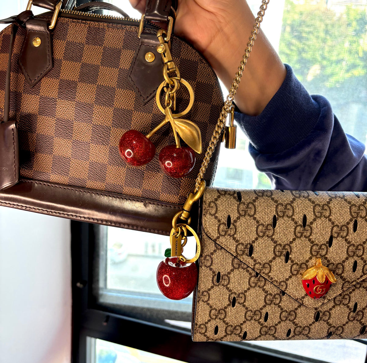 Coach Cherry Pendant Charm