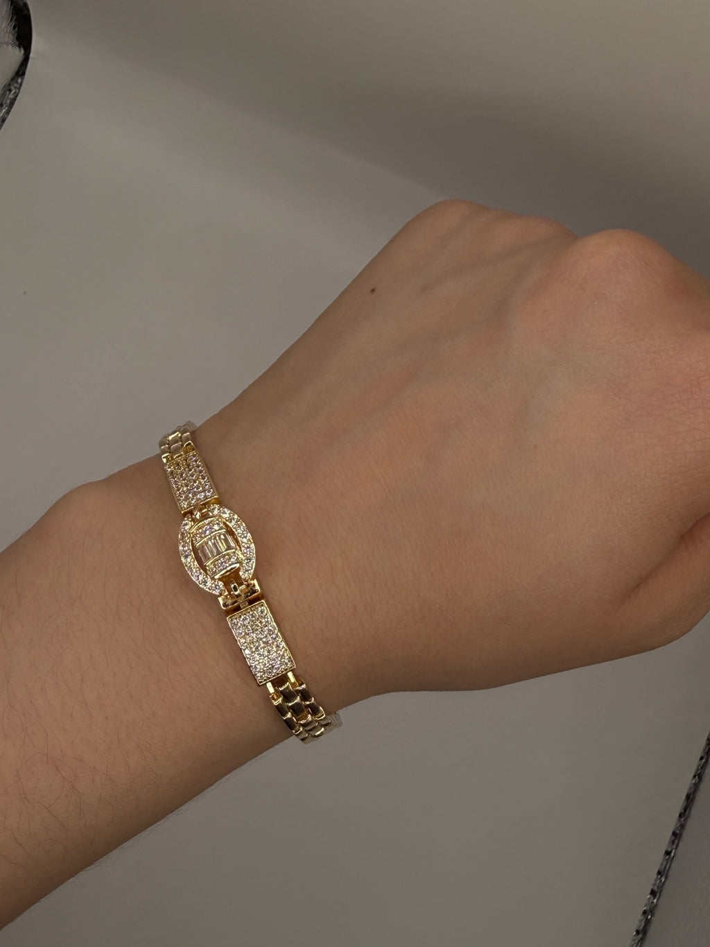 Oval Crystal Bracelet
